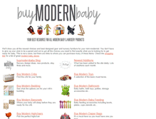 Tablet Screenshot of buymodernbaby.com